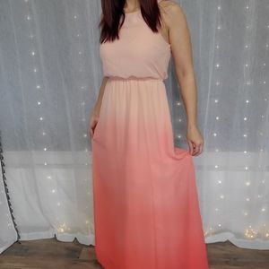 ☆SOLD☆•Lauren Conrad• Dip-Dye Chiffon Maxi Dress